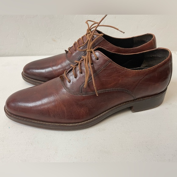 COLE HAAN Classic Leather Plain Toe Oxford in Brown Size 9 M main image 5